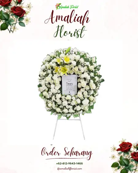 Krans Bunga Duka Mlagen Pamotan